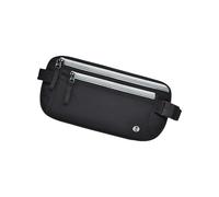 Pochettes sécurisées avec technologie de blindage, design amincissant, portefeuille de voyage pour le transport quotidien et les voyages d'aventure, pochette de sécurité bloquant l'usure, Noir/gris