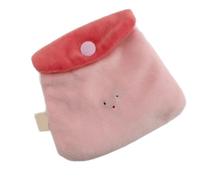 Pochettes souples en peluche pour pièces de monnaie, écouteurs, petits sacs de rangement pour câble de données, rouge à lèvres, pochette en peluche pour filles