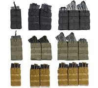Pochettes tactiques Molle simples, doubles et triples pour magazines Airsoft AK 7.62 5.56mm M4, sac magnétique pour fusil, équipement tactique, accessoires de chasse Triple-CP