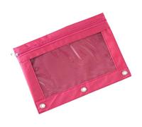 Pochettes transparentes B5 en tissu Oxford renforcé avec trois anneaux, système de reliure anti-déversement, organisation scolaire, grande capacité, résistant aux déchirures