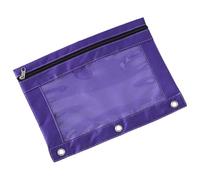 Pochettes transparentes B5 en tissu Oxford renforcé avec trois anneaux, système de reliure anti-déversement, organisation scolaire, grande capacité, résistant aux déchirures