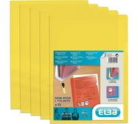 Pochettes transparentes ELBA M Star en PVC rigide 0,15 mm jaune 10 pochettes