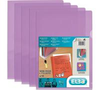 Pochettes transparentes ELBA M Star en PVC rigide 0,15 mm violet 10 pochettes