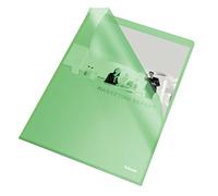 Pochettes transparentes Esselte Standard DIN A4 PP vert 0,12 mm 100 pochettes