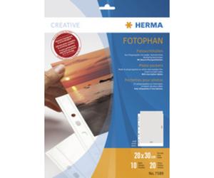 Pochettes transparentes Fotophan A4, pour photos