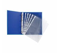 Pochettes transparentes perforées Oxford A4 - PVC 10/100e - sachet de 10