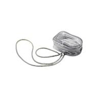 Pochettes transparentes polyvalentes pour cosmétiques et accessoires de maquillage, design portable, sac de voyage essentiel en PVC à suspendre pour appareils électroniques et cosmétiques, Tresse de