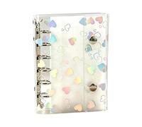 Pochettes transparentes pour classeur à anneaux - Films de protection transparents rechargeables - Pour les voyages, les trajets quotidiens, les voyages d'affaires, les dossiers de bureau, les