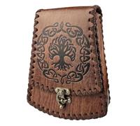 Pochettes vintage en relief pour homme, porte-monnaie, accessoire de costume médiéval, D