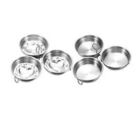 Pocheuse à œufs en acier inoxydable - Lot de 3 moules à œufs pochés en forme de cœur, cuiseur vapeur anti-adhésif avec support, 304 tasses à pocher de qualité alimentaire avec brosse - pour four à