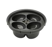 Pocheuses à œufs Micro-ondesCuiseur Oeuf Cuiseur a œufs | Lot de 2 cuiseurs à œufs pour -ondes pratiques pour simultanément deux œufs chacun Fabriqué Facile à Nettoyer