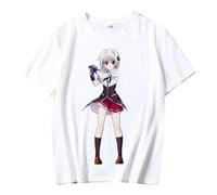 pochikiki- T-Shirt à Manches Courtes imprimé Ravel Blanc Anime Devil's High School Rias Gremory DXD Akeno Himejima