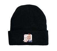 Pochita Bonnets pour Hommes Femmes Anime Chainsaw Man Cosplay Merch Casual Casquettes Unisex Imprimé Solide Chapeaux