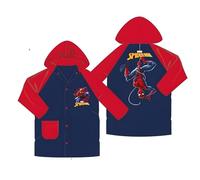 Pocho imperméable pour Spiderman (FR/ES, Âge, 8 ans, Taille normale, Imperméable Spiderman -rouge)