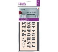 Pochoir 15 x 40 cm Alphabet n°1