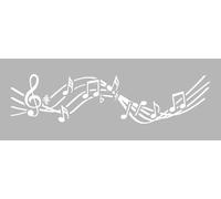 Pochoir 15 X 40 Cm Musique - Graine Créative