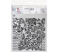 pochoir 3D 20x20cm - Ciao Bella - Harmonius Fleurs