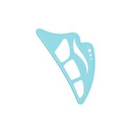 Pochoir 5 en 1 en silicone pour fard à paupières, outil multifonctionnel de maquillage des yeux, facile à utiliser