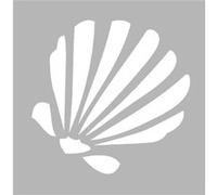 Pochoir 8 x 8 cm coquillage - graine créative G