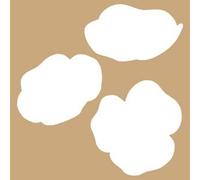 Pochoir 8"X8" Kraft Coquelicots