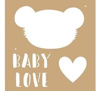 Pochoir 8"X8" Kraft Koala