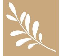 Pochoir 8"X8" Kraft Slow Life Branche