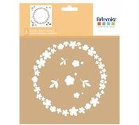 Pochoir 8'x8' Couleurs nature couronne - Artemio Multicolore