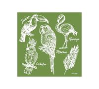 Pochoir à sérigraphie silkscreen Oiseaux 15 cm
