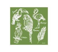 Pochoir À Sérigraphie Silkscreen Oiseaux 15 Cm