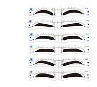 Pochoir à sourcils, - ergonomic durable sturdy pochoirs parfaits Modèle de