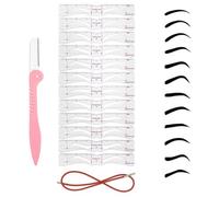 Pochoir à sourcils,Gabarit maquillage pour empreinte de sourcils - Pochoir Réutilisable Pratique | Pour Femmes et Filles pour Usage Quotidien Rendez-vous Voyage et Salon