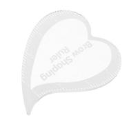 Pochoir à Sourcils Réutilisable de Cœur, Modèle Rapide | Pvc Léger 5, 30x4, 20x0, 15cm, Usage Voyage et Studio, pour Hommes et Femmes