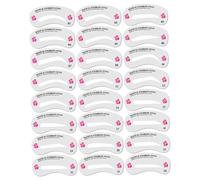 Pochoir à sourcils réutilisable, kit de pochoirs à sourcils, outil de coiffure, modèle toilettage, 24 pièces, pochoirs