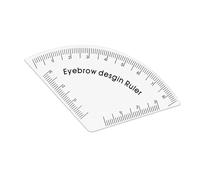 Pochoir à sourcils symétrique pour tous les types de visage Utilisation domestique sans effort Outil de conception de sourcils toxiques