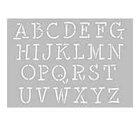 Pochoir A4 Alpha Majus