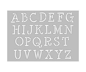 Pochoir A4 Alpha Majus