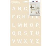 Pochoir A4 Sans Sachet - Alphabet Jeu De Societe