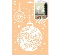 POCHOIR A4 SANS SACHET - BOULES DE NOEL