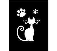 Pochoir adhésif attrape chats 7x10 cm - ki-sign G