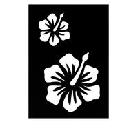 Pochoir Adhésif Hibiscus 7x10 Cm - Ki-Sign