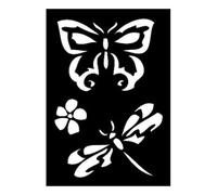 Pochoir Adhésif Papillon Libellule 7x10 Cm