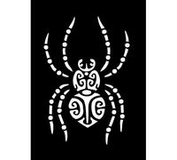 Pochoir Adhésif Pour Tissu Araignée Maori A4