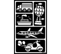 Pochoir Adhésif Véhicule 4,5 À 8 Cm