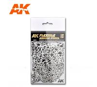 Pochoir Aérographe Flexible 1/20 1/24 Et 1/35-Ak Interactive