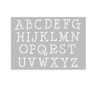 Pochoir Alphabet - 21x29,7 Cm
