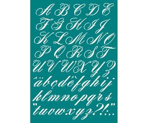 Pochoir Alphabet 29,7x42 Cm