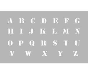Pochoir Alphabet Hauteur Lettres 13 mm