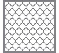 Pochoir Alvéoles Classiques, 30,5x30,5cm, 1pce.