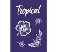 Pochoir Autocollant Sp?Cial Textile A5 Hibiscus + Spatule - Rayher