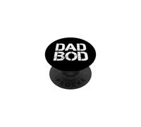 Pochoir Blanc « Dad BOD » « Rough Strong 90s » PopSockets PopGrip Adhésif